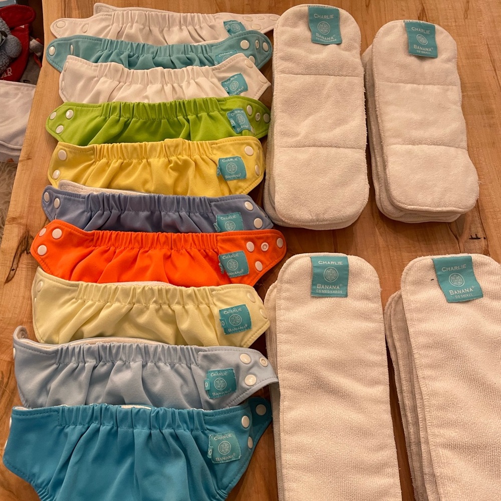 Charlie Banana Cloth Diaper covers and inserts